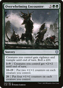 Overwhelming Encounter (CLB-245) [Commander Legends: Battle for Baldur's Gate] Foil