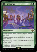 Elven Chorus (LTR-160) [The Lord of the Rings: Tales of Middle-earth] Foil