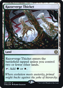 Razorverge Thicket (PRE-257) [Phyrexia: All Will Be One Promos] Foil