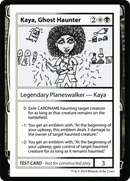 Kaya, Ghost Haunter (No PW Symbol) (CMB1-094) [Mystery Booster Playtest Cards 2021]