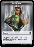 Vivien Reid Emblem (TM3C-028) [Modern Horizons 3 Commander Tokens]