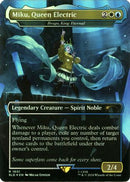 Miku, Queen Electric - Brago, King Eternal (Rainbow Foil) (SLD-1601) [Secret Lair Drop Series] Foil