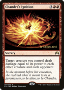 Chandra's Ignition (PRE-137) [Magic Origins Promos] Foil