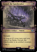 Grond, the Gatebreaker (Showcase Scrolls) (LTR-540) [The Lord of the Rings: Tales of Middle-earth] Foil