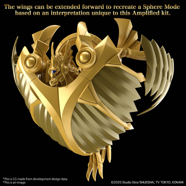 Yu-Gi-Oh!: Egyptian God - The Winged Dragon of Ra F-R Amplified Model Kit [Dec 2024]