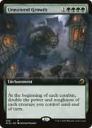 Unnatural Growth (Extended Art) (MID-365) [Innistrad: Midnight Hunt] Foil