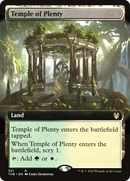 Temple of Plenty (Extended Art) (THB-351) [Theros Beyond Death] Foil