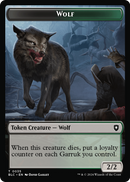 Wolf (TBLC-035) [Bloomburrow Commander Tokens]