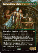 Lathril, Blade of the Elves (Borderless) (FDN-349) [Foundations] Foil