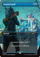 Counterspell (SLD-1589) (Borderless) [Secret Lair Drop] Foil
