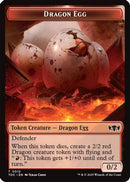 Dragon Egg // Dragon (0013) Double-Sided Token (TDC-12 // 13) [Commander: Tarkir: Dragonstorm]