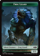 Frog Lizard // Dragon (0014) Double-Sided Token (TDC-21 // 14) [Commander: Tarkir: Dragonstorm]