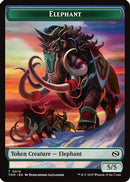 Elephant // Treasure  Double-Sided Token (TDM-14 // 16) [Tarkir: Dragonstorm]