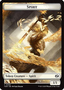Spirit (0006) // Spirit (0007) Double-Sided Token (TDM-6 // 7) [Tarkir: Dragonstorm] Foil