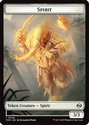 Spirit (0008) // Spirit (0009) Double-Sided Token (TDM-8 // 9) [Tarkir: Dragonstorm]