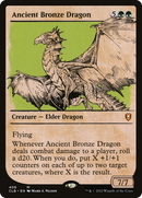 Ancient Bronze Dragon (Showcase) (CLB-406) [Commander Legends: Battle for Baldur's Gate] Foil
