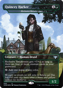 Quincey Harker - Reclusive Taxidermist (VOW-340) (Borderless) [Innistrad: Crimson Vow] Foil