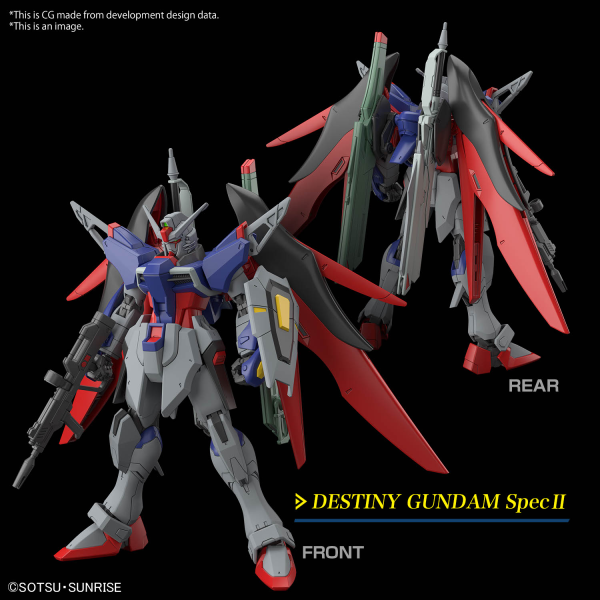 HG Destiny Gundam Spec II & Zeus Silhouette [Jan 2025]