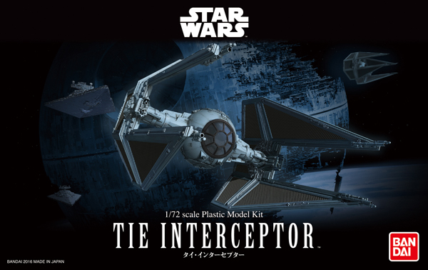 Star Wars: TIE Interceptor 1/72 Scale Model Kit