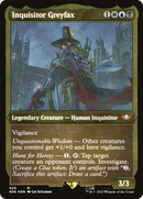 Inquisitor Greyfax (Display Commander) (Foil Etched) - Thick Stock (40K-320) [Warhammer 40,000 Commander] Foil