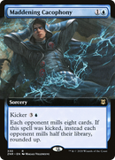 Maddening Cacophony (Extended Art) (ZNR-330) [Zendikar Rising]