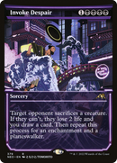 Invoke Despair (Showcase) (NEO-379) [Kamigawa: Neon Dynasty] Foil