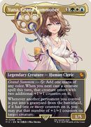 Yuna, Grand Summoner (Borderless) (FIC-208) [Commander: FINAL FANTASY] Foil