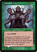 Llanowar Tribe (Retro Frame) (MH1-022) [Modern Horizons 1 Timeshifts] Etched Foil