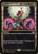 Incandescent Aria (Showcase) (SNC-311) [Streets of New Capenna]