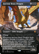 Ancient Brass Dragon (Borderless) (CLB-367) [Commander Legends: Battle for Baldur's Gate] Foil