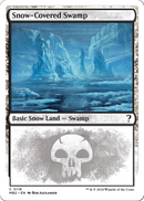 Snow-Covered Swamp (White Border) (MB2-118) [Mystery Booster 2]