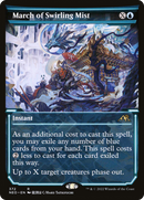 March of Swirling Mist (Showcase) (NEO-372) [Kamigawa: Neon Dynasty] Foil
