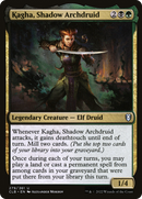 Kagha, Shadow Archdruid (CLB-279) [Commander Legends: Battle for Baldur's Gate] Foil