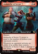 Avalanche of Sector 7 (Extended Art) (FIC-150) [Commander: FINAL FANTASY] Foil