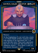 Davros, Dalek Creator (Showcase) (Surge Foil) (WHO-1131) (Borderless) [Doctor Who] Foil