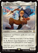 Cid, Freeflier Pilot (Surge Foil) (FIC-013) [Commander: FINAL FANTASY] Foil