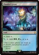 Flooded Grove (Surge Foil) (FIC-393) [Commander: FINAL FANTASY] Foil