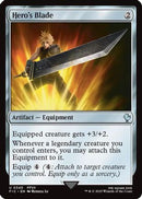Hero's Blade (Surge Foil) (FIC-345) [Commander: FINAL FANTASY] Foil