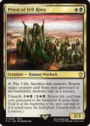 Priest of Fell Rites (Surge Foil) (FIC-328) [Commander: FINAL FANTASY] Foil