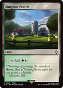 Sungrass Prairie (Surge Foil) (FIC-428) [Commander: FINAL FANTASY] Foil