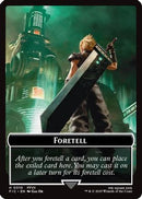 Foretell // Treasure Double-Sided Token (FIC-10 // 23) [Commander: FINAL FANTASY]