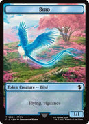 Bird // Hero (0029) Double-Sided Token (Surge Foil) (FIC-4 // 29) [Commander: FINAL FANTASY] Foil