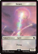 Spirit // Hero (0026) Double-Sided Token (Surge Foil) (FIC-3 // 26) [Commander: FINAL FANTASY] Foil
