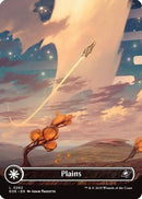 Plains (EOE-262) (Borderless) [Edge of Eternities] Foil