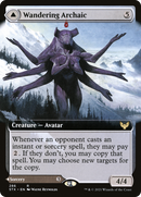 Wandering Archaic (Extended Art) (STX-286) [Strixhaven: School of Mages] Foil