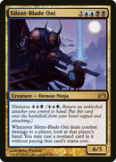 Silent-Blade Oni (PC2-105) [Planechase 2012] Foil