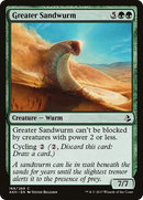 Greater Sandwurm (AKH-168) [Amonkhet] Foil
