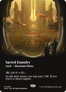 Sacred Foundry (Borderless) (EOE-282) [Edge of Eternities] Foil