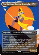 Syr Vondam, Sunstar Exemplar (Borderless) (EOE-302) [Edge of Eternities] Foil