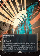 Swarmyard (EOS-177) (Borderless) (Galaxy Foil) [Edge of Eternities: Stellar Sights] Foil